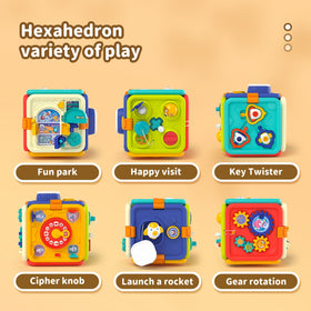WIIBAAHO busy board push-pull panel: supports cause-and-effect learning.