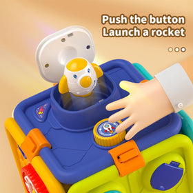 WIIBAAHO busy board textures section: enhances tactile sensory play.