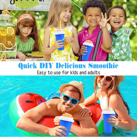 WIILGN Slushie Cups for parties and playdates turn drinks into memories.