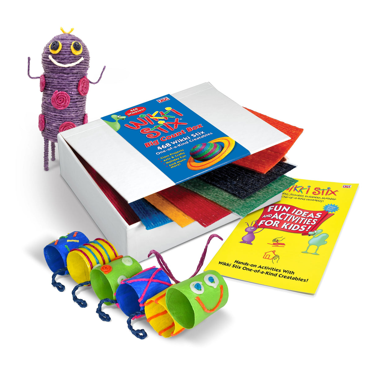 WikkiStix big count box with 468 stix for creative play.