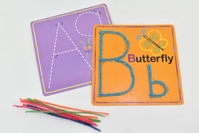 WikkiStix numbers cards support counting with clear directional cues for formation.