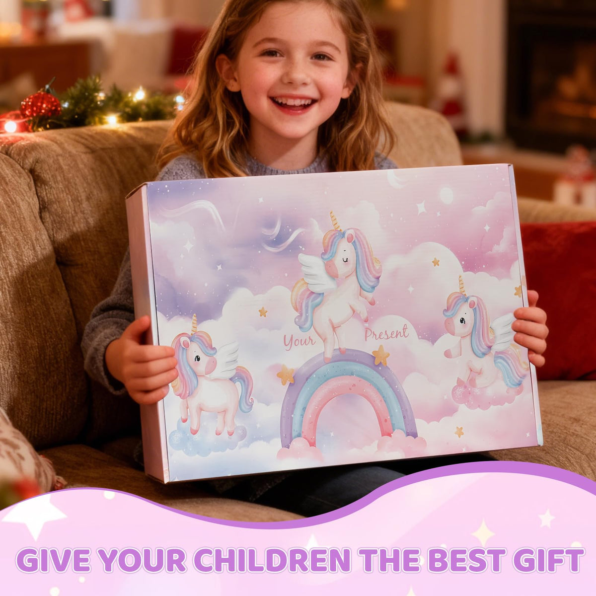Wilava gift box, a complete unicorn gift experience for celebrations.