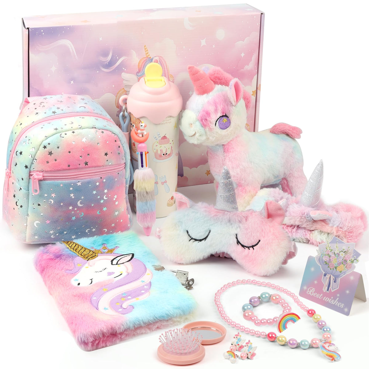 Wilava unicorn toys backpack, a playful kids' bag ready for daily adventures.
