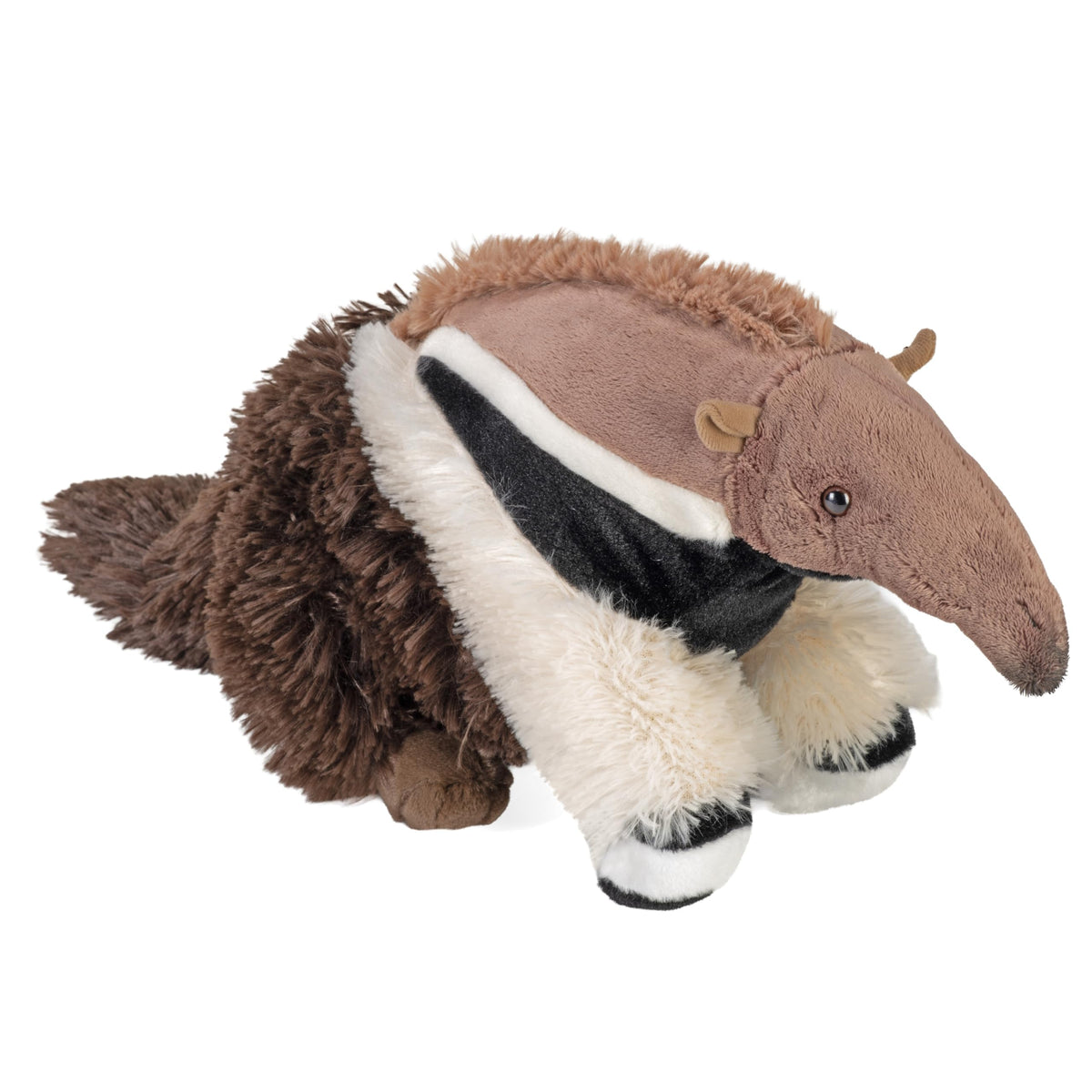 Wild Republic anteater plush front view, cuddly and ready for imaginative play.