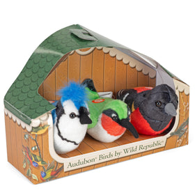 Wild Republic Audubon blue jay toy with authentic calls for learning and play.