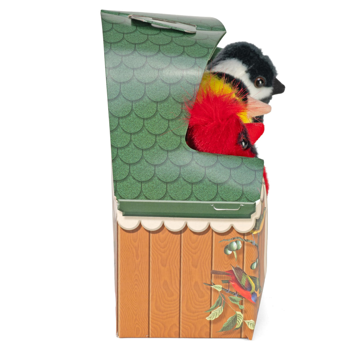 Wild Republic Audubon Chickadee bird toy highlights real sounds for learning and exploration