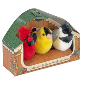 Wild Republic Audubon Northern Cardinal bird toy with authentic calls for imaginative play