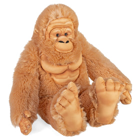Wild Republic Bigfoot plush, 15-inch cuddle companion for imaginative play and bedtime stories.