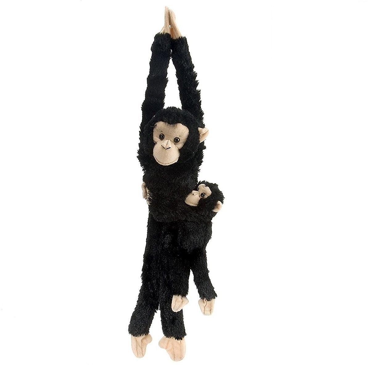 Wild Republic chimpanzee hanging plush 20 inches, ideal room decor for kids