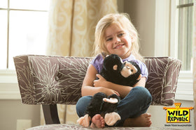 Wild Republic chimpanzee plush extended to 29 inches for imaginative play and decor