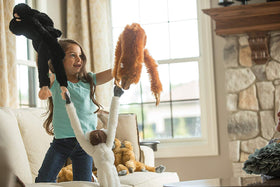 Soft material chimpanzee plush by Wild Republic for gentle hugs