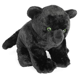 Wild Republic Jaguar Black Cuddlekins 12in plush for imaginative play and cuddly comfort