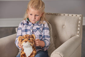 Wild Republic Jaguar Cub Plush features a realistic design to spark wild adventures.