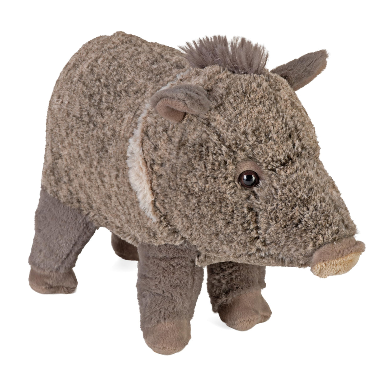 Wild Republic Javelina plush, 12-inch toy with soft fur for cuddly play