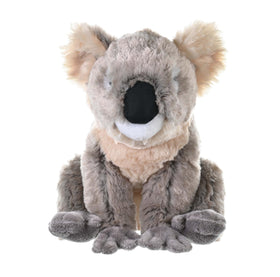 Wild Republic Koala Plush hugging moment for cozy couch cuddles.