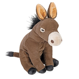 Wild Republic Mule Plush 12-inch front view for cuddling and imaginative play