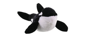 Wild Republic Orca Plush face with lifelike features invites imaginative play.