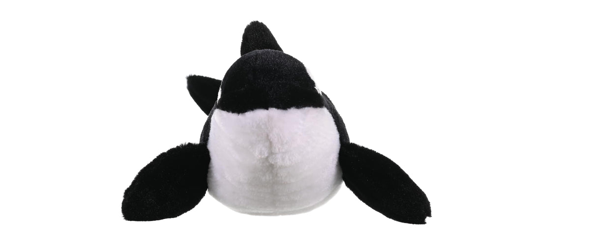 Wild Republic Orca Plush snuggle ready for cozy cuddle sessions.