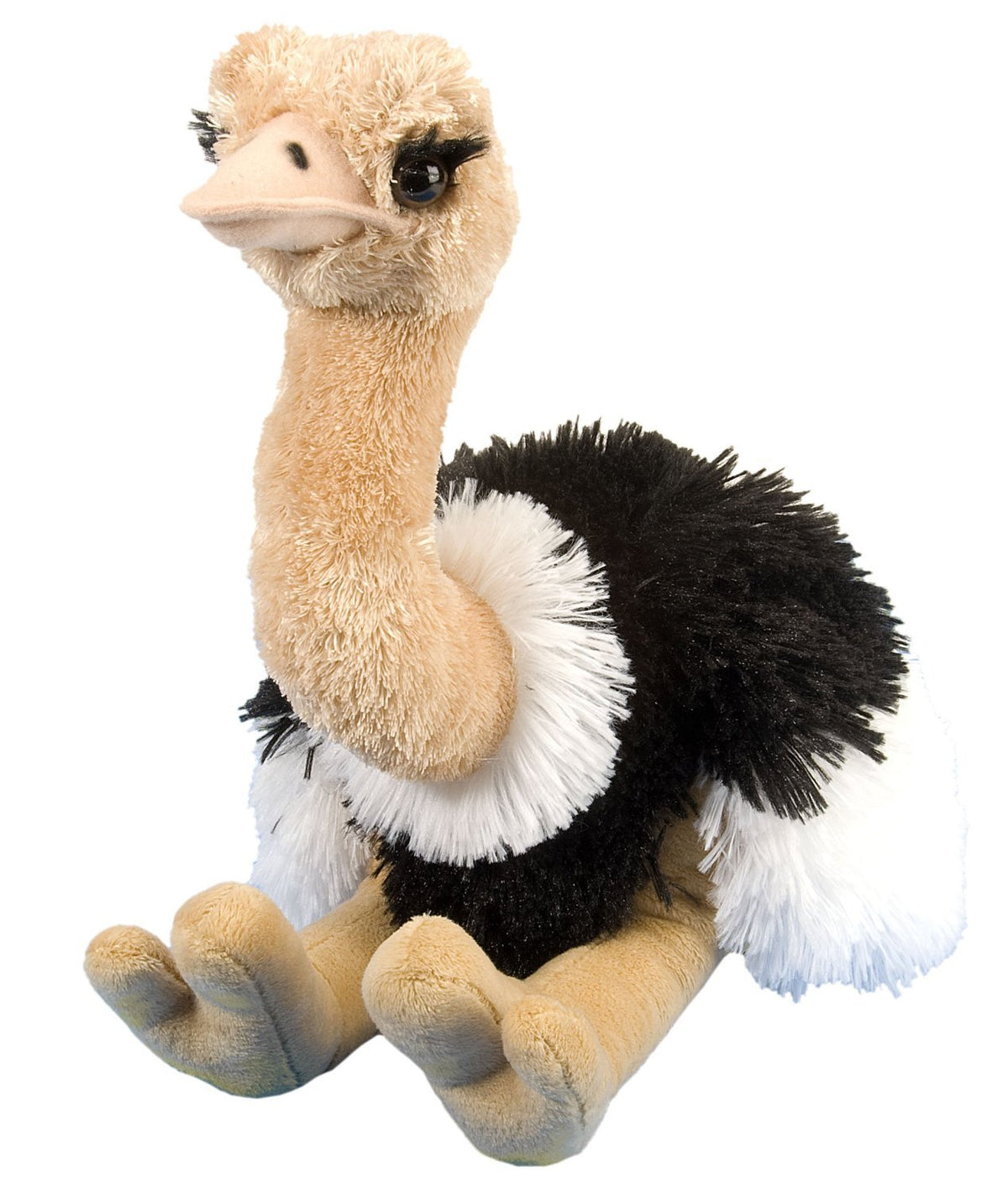 Wild Republic ostrich plush 12-inch with lifelike features for imaginative play