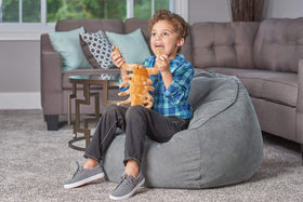Wild Republic scorpion plush sting tail curled for dramatic display.