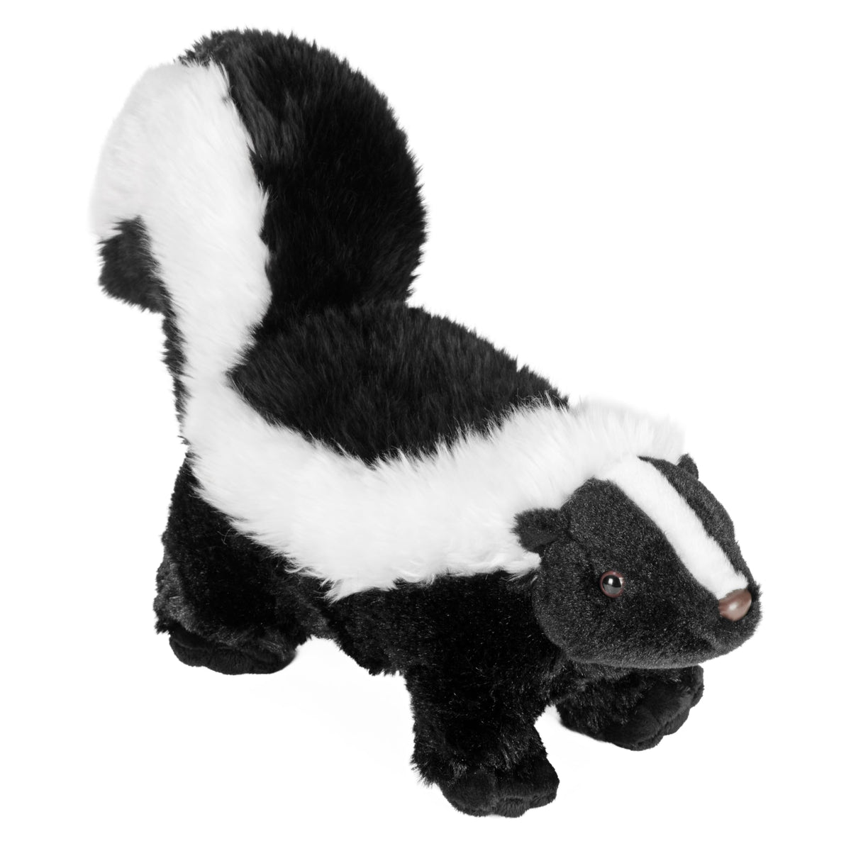 Wild Republic Skunk Plush front view, cuddly companion for kids