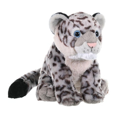 Wild Republic Snow Leopard Cuddlekins plush, 12-inch cuddle buddy with eco-friendly recycled fill