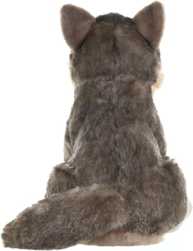 Wild Republic Wolf Plush eyes and muzzle detail add authentic charm for playtime