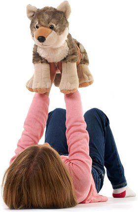 Wild Republic Wolf Plush sturdy stitching demonstrates quality for hugs and adventures