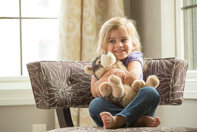 Wild Republic Wolf Plush is surface washable for easy cleanup after play
