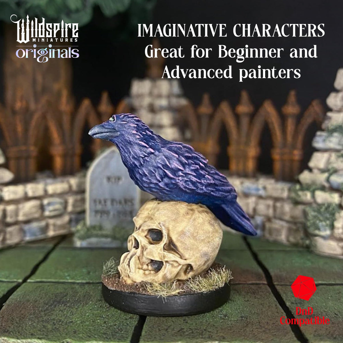 Wildspire campaign setting digital PDF included with miniatures.