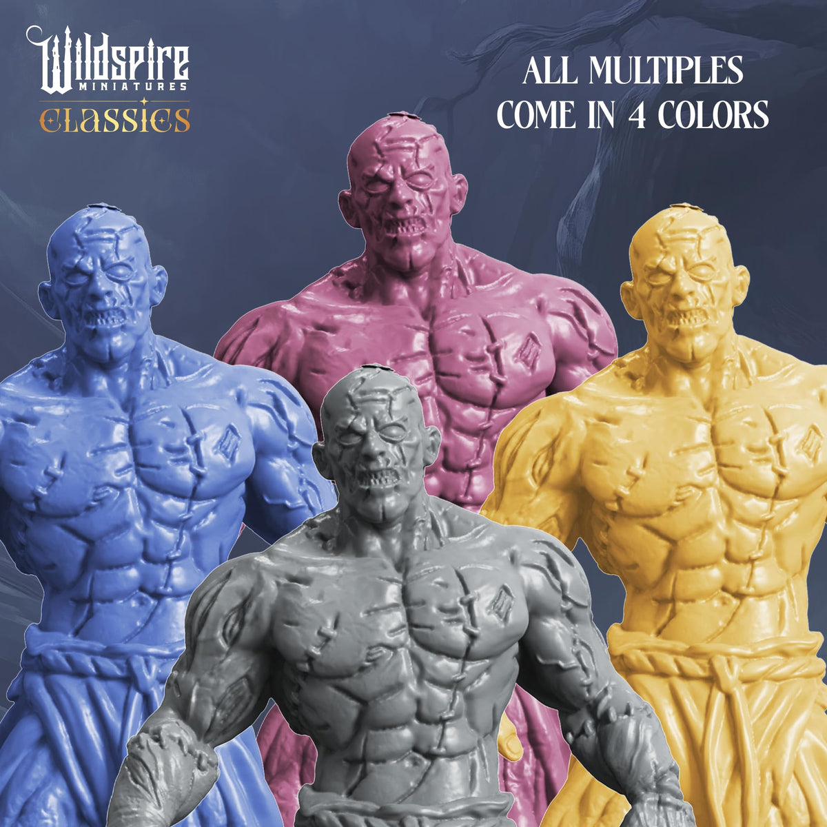 Wildspire Classic Encounters II paintable minis on durable plastic.