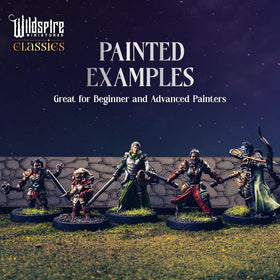 Wildspire 28mm miniatures compatible with D&D and Pathfinder for fantasy play