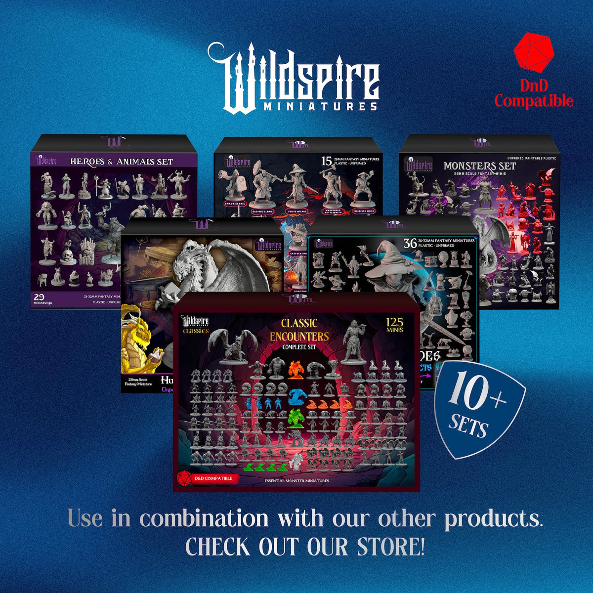 Wildspire 51-miniature set for expanding campaigns
