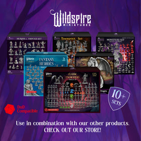 Wildspire diverse 28-32mm character figures for varied campaigns.