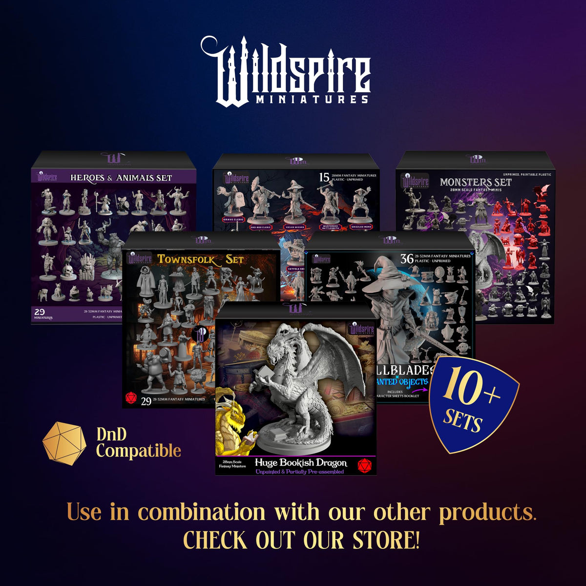 Wildspire D&D miniatures vary for creative monster encounters