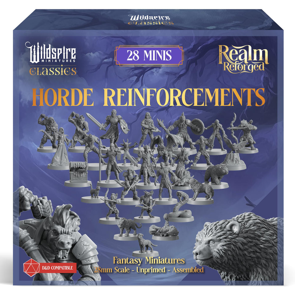 Wildspire Horde Reinforcements Set: 28mm encounters for dynamic D&D battles.