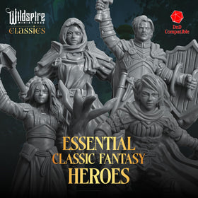 Wildspire Mercenary Guild II mages, warpriests, warriors, and specialists ready for conversion.