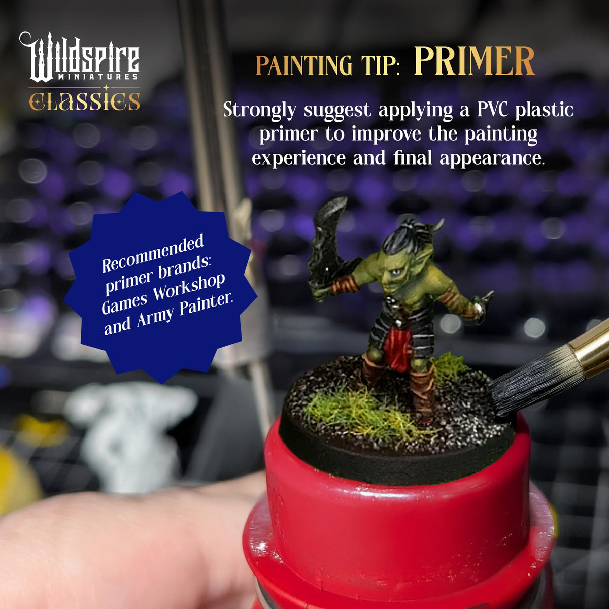 Wildspire minis closeup detail highlighting durable PVC/ABS construction