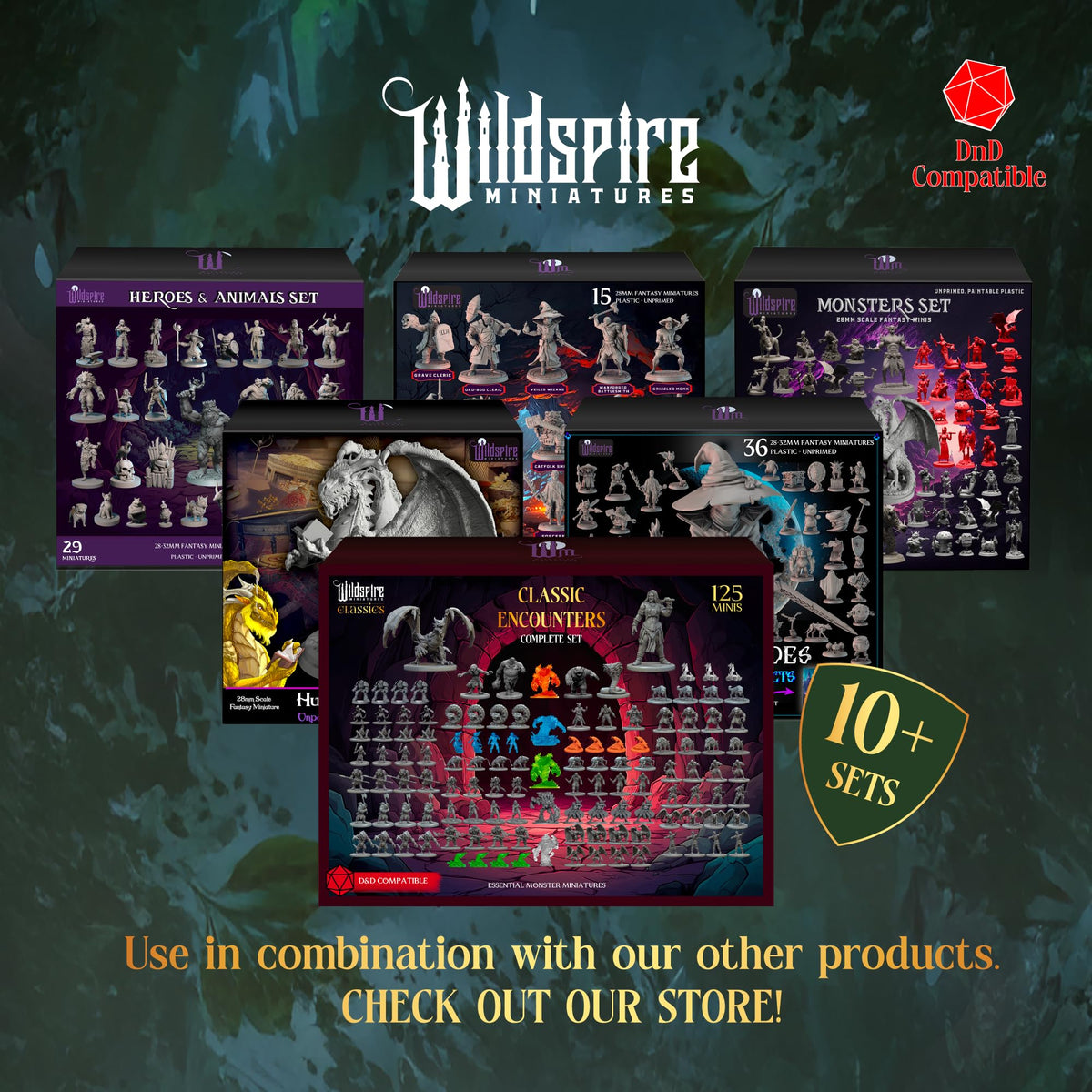 Wildspire Realm Set Realm Reforged branding for collectors and players.