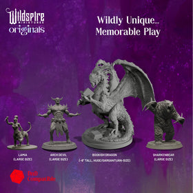 Wildspire Sharkenbear miniature offers dramatic boss encounters for epic battles.