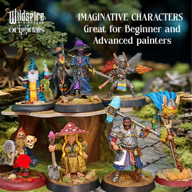 Wildspire Unpainted D&D Minis ready for painting and customization.