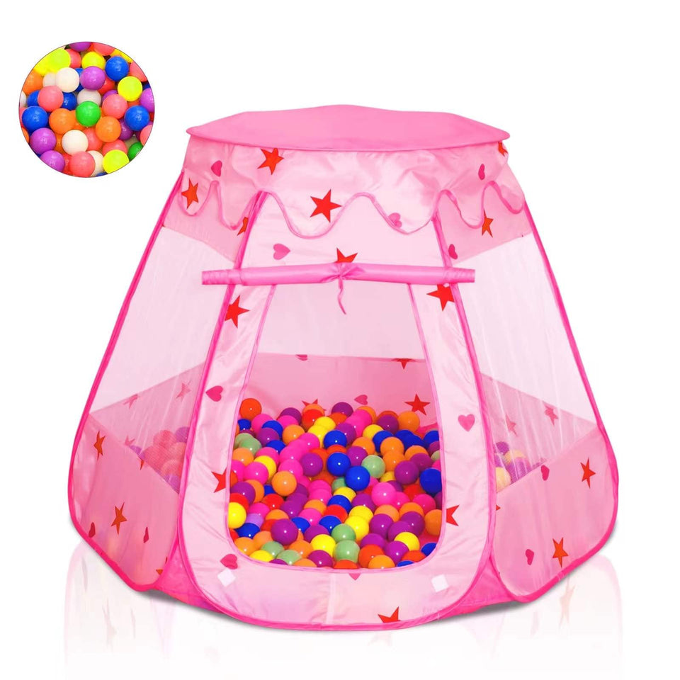 Wilhunter baby ball pit assembled view for toddlers' spacious play.