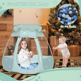 Wilhunter ball pit with 50 balls supports sensory play and color recognition