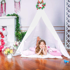 Wilhunter Teepee interior space provides room for reading and adventures