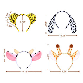 WILLBOND animal headbands monkey: cute design with springs for lively photos and cosplay ideas.