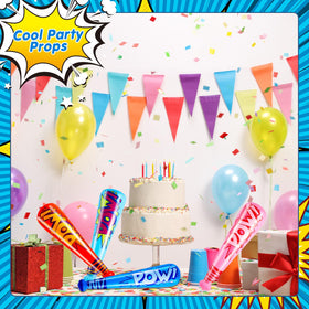 WILLBOND baseball bat party decor set enhancing interactive party experiences.