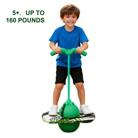 Willingfun pogo ball supports ages and weights up to 160 lbs.
