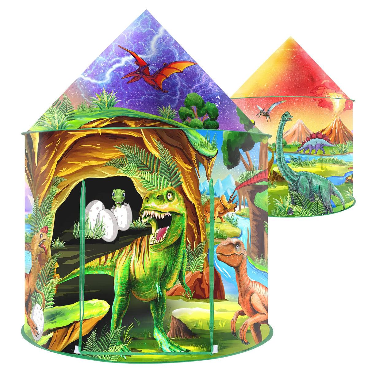 WillingHeart dinosaur play tent exterior inviting imaginative adventures for kids