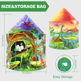 WillingHeart dinosaur tent makes a delightful gift for children