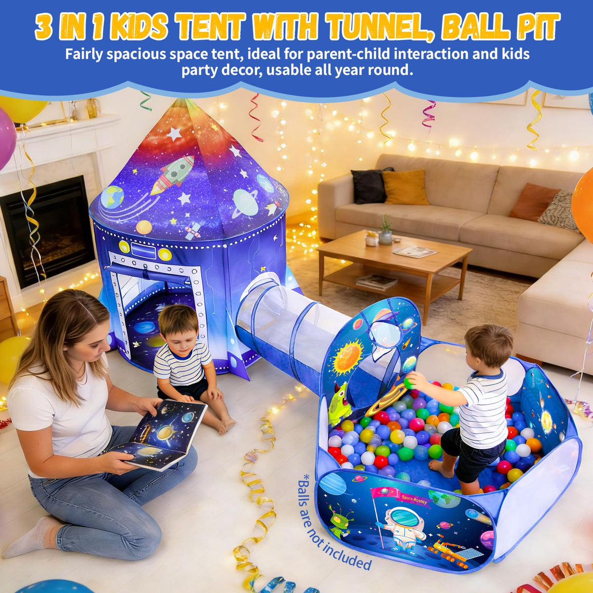 WillingHeart easy-assembly setup highlights quick five-minute pop-up design.